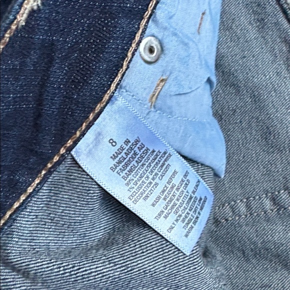 3 pair Aeropostale midi jean shorts - Picture 5 of 8